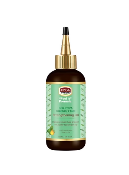 African Pride Peppermint & Rosemary Strengthening Oil 4oz