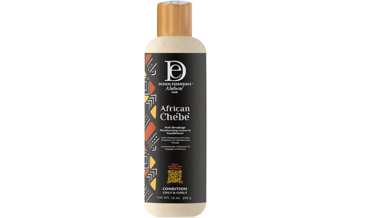 Design Essentials African Chebe Anti-Breakage Moisture Leave-In Conditioner 12oz - Voorkom breuk en hydrateer je haar intensief met Chebe-extracten.
