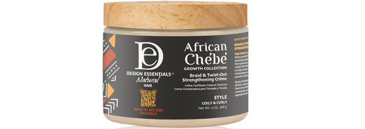 Design Essentials African Chebe Braid&Twist Styling Creme 12oz - Perfecte verzorging en hold voor vlechten en twists.