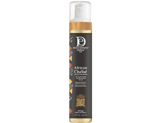 Design Essentials African Chebe Strength Mousse 10oz - Versterk en voed je haar met de kracht van Chebe.