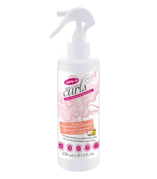 Dippity Do Girls with Curls Coconut Co-Wash 8.5oz - Zachte reiniging en hydratatie speciaal voor meisjes met krullen.