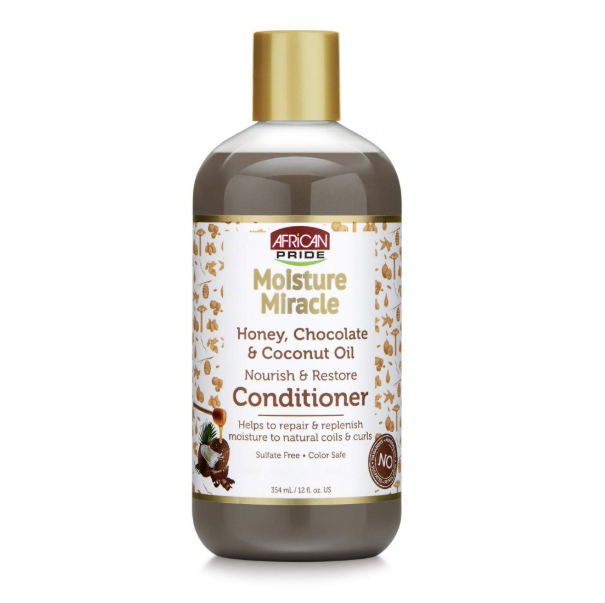 African Pride Moisture Miracle Conditioner 16 oz – Diepe Hydratatie voor Coils & Curls