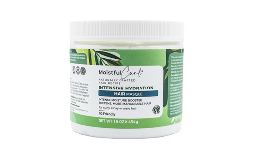 Moistful Curl Hydration Mask 454g -Intensieve hydratatie en herstel voor droge, krullende lokken.