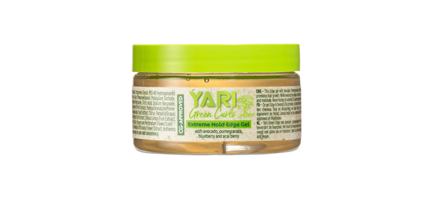 Yari Green Curls Edge 125 ml – Extreme Hold & Hydratatie voor Strakke Babyhaartjes