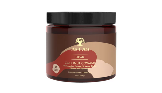 As I Am Coconut CoWash Cleansing Conditioner 16oz - Milde reiniging & diepe hydratatie in één stap.