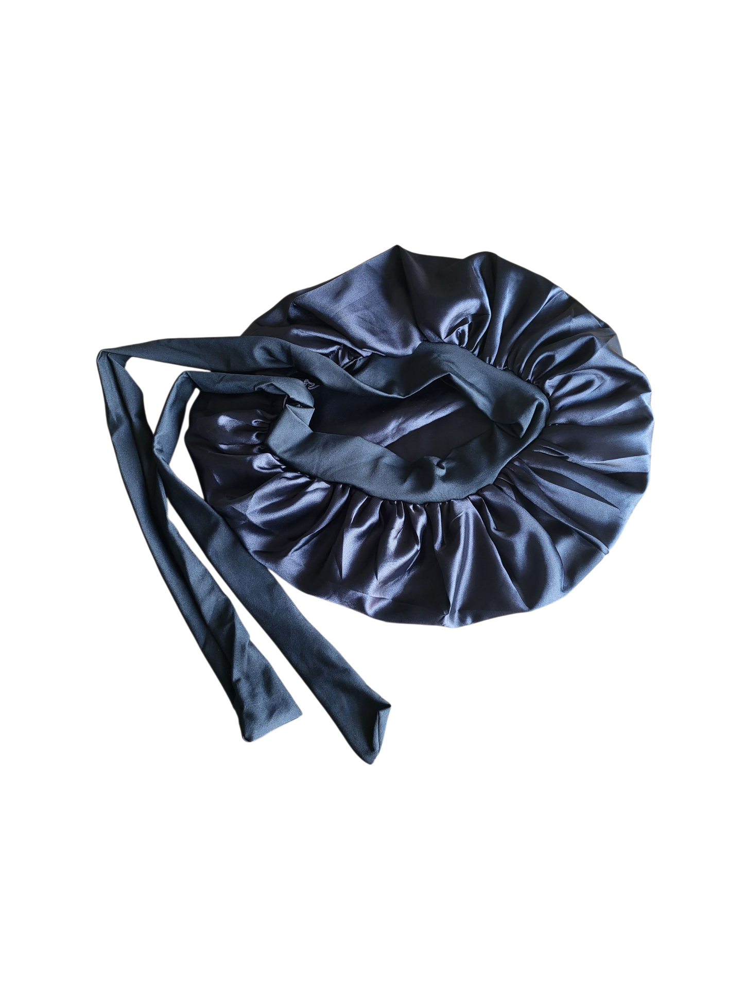 Bonnet met strik zwart