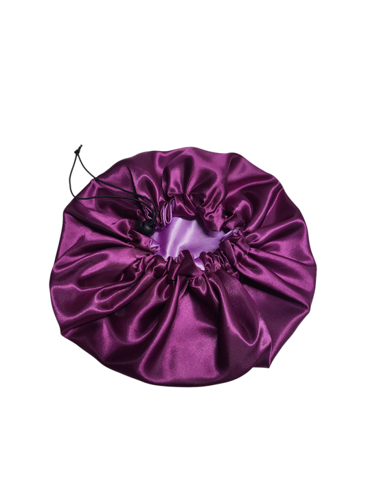 Bonnet cassis met lila