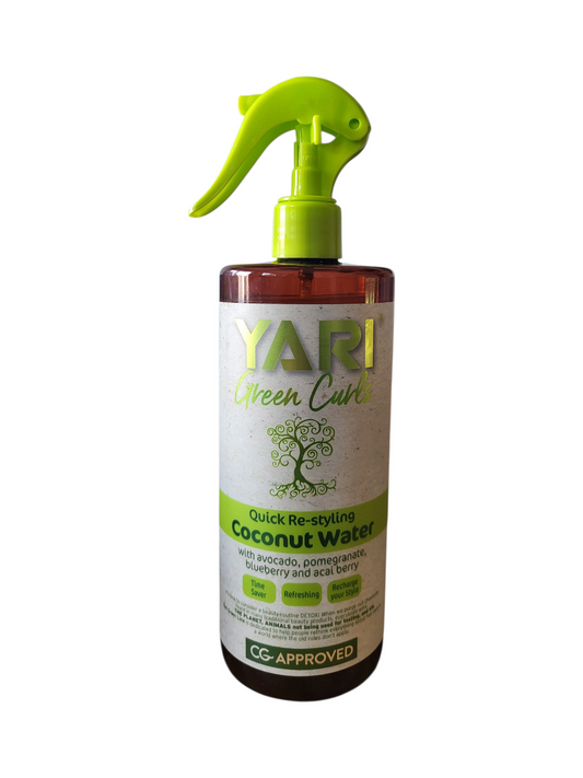 Yari Green Curls Coconut Water – Lichte hydratatie voor veerkrachtige krullen