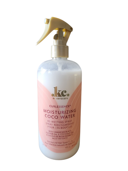 KeraCare Curlessence Moisturizing Coco Water 16oz – Hydratatie voor Gedefinieerde Krullen
