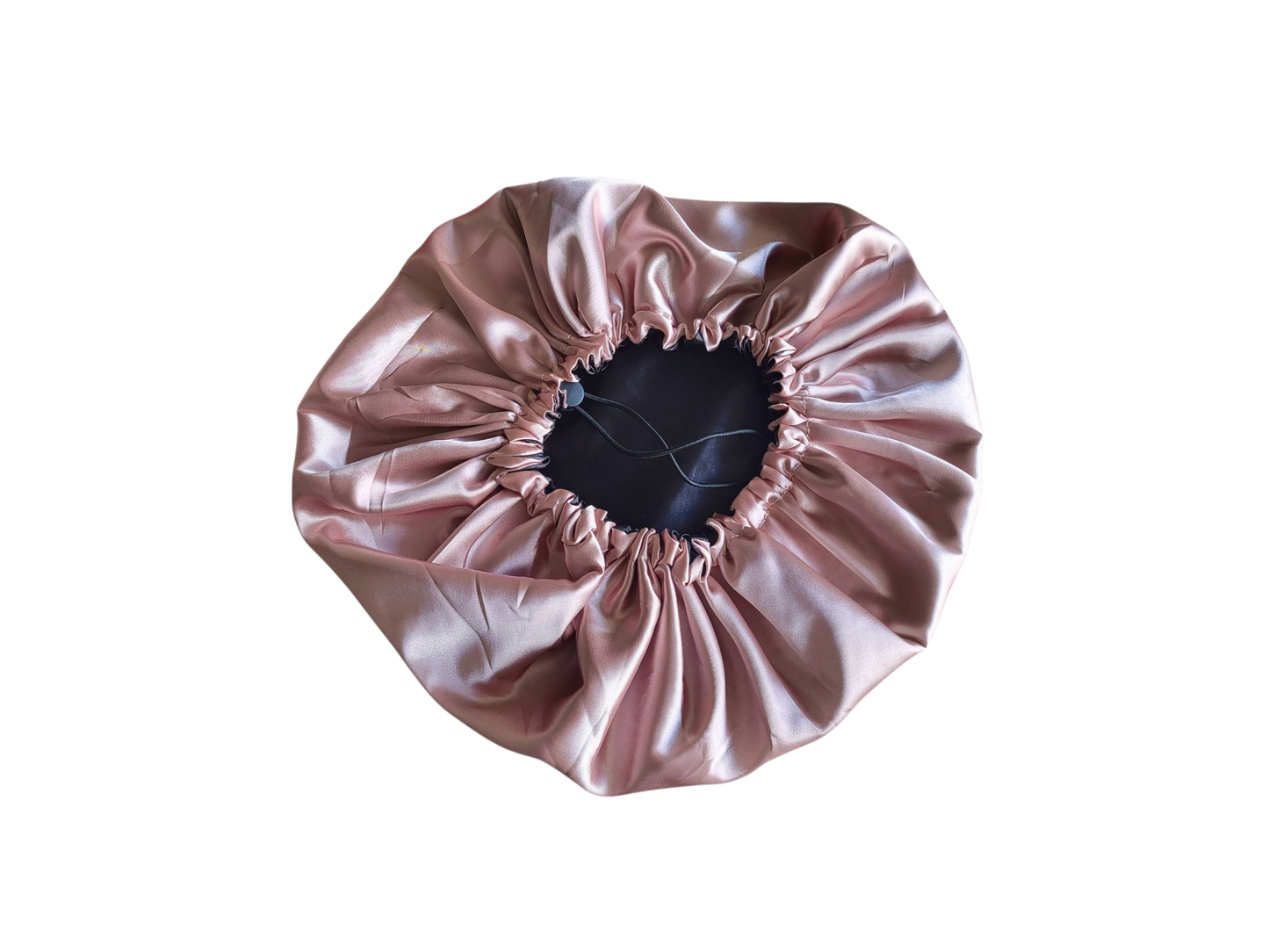 Bonnet zwart met oud roze (nieuw Model)