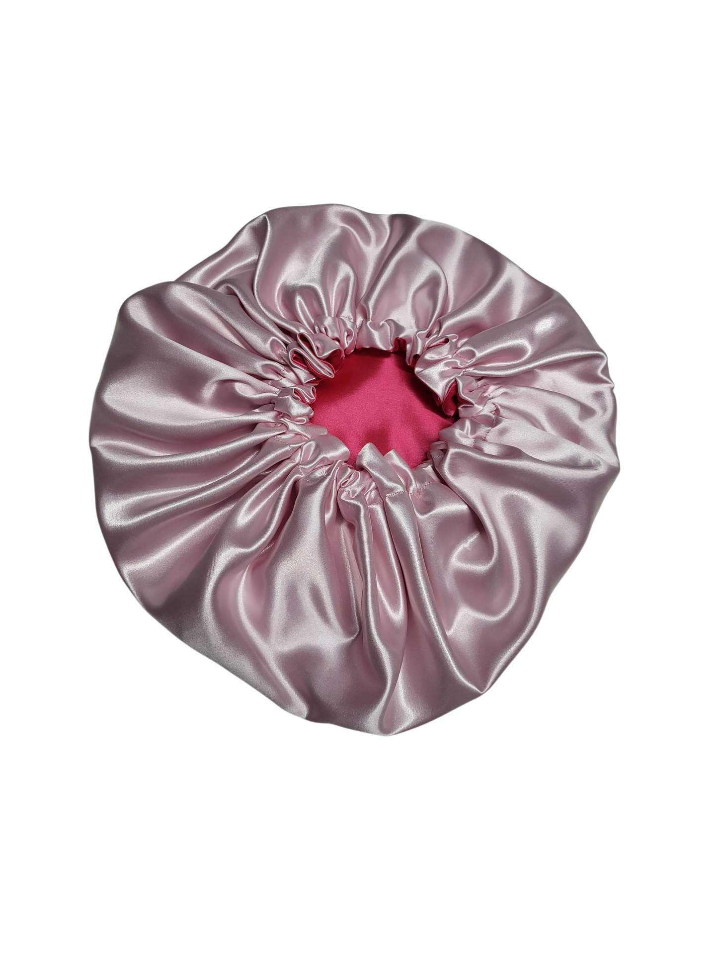 Bonnet fuchsia met licht roze