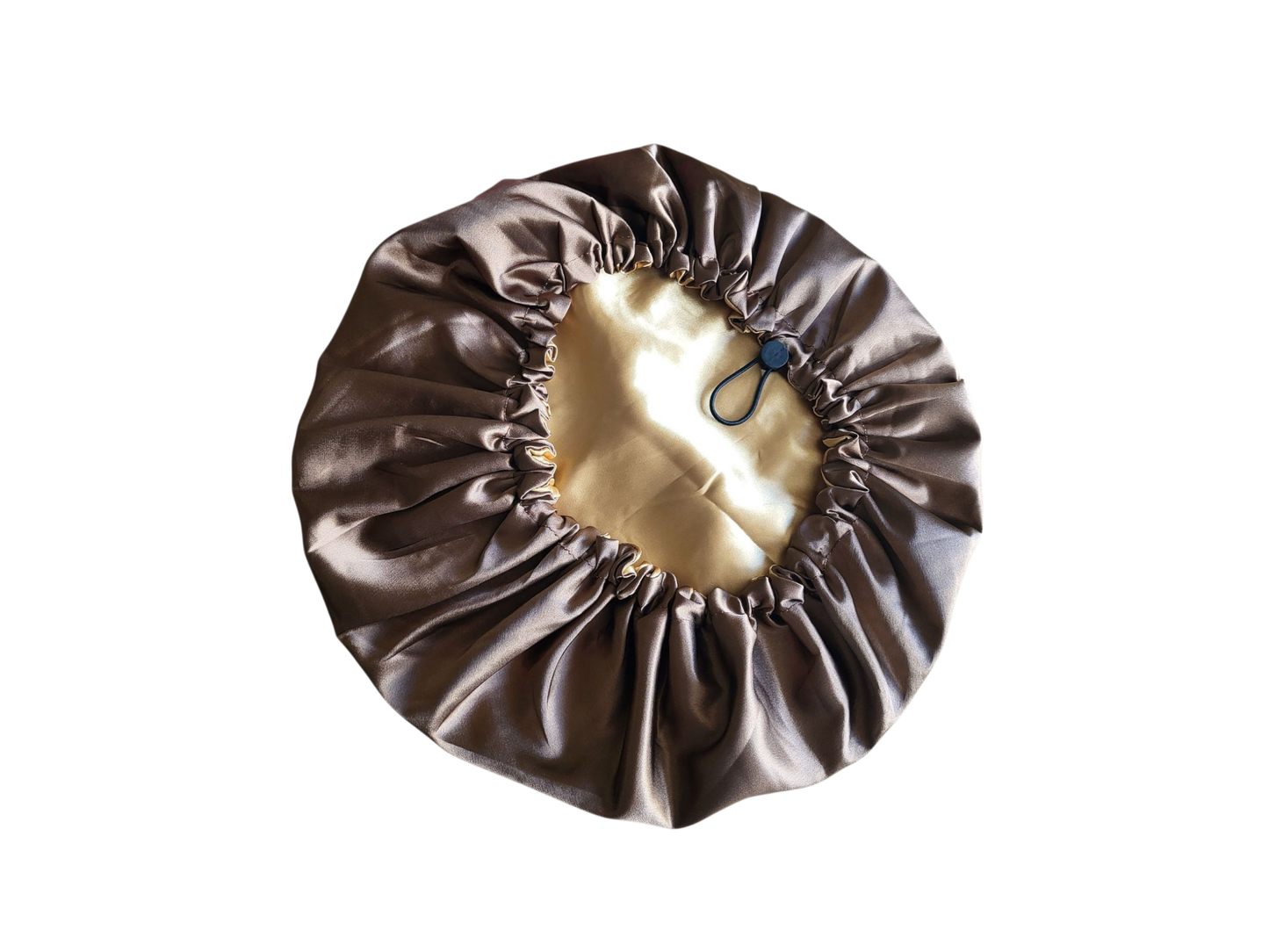 Bonnet bruin met licht bruin (nieuw model)