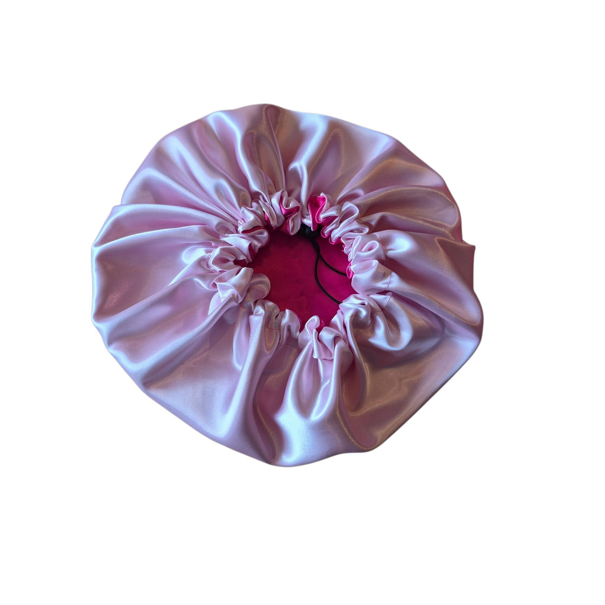 Kids Bonnet fuchsia met licht roze XS