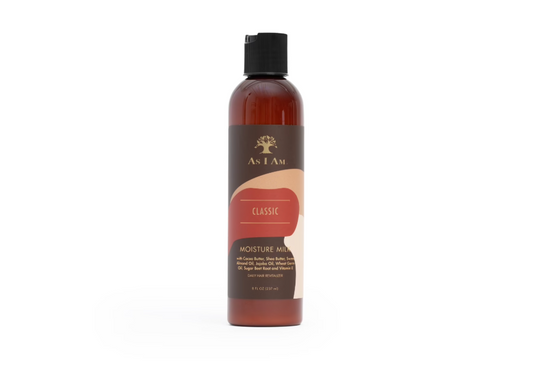 As I Am Moisture Milk Daily Hair Revitalizer 8oz Dagelijkse voeding voor zachte, gehydrateerde krullen.