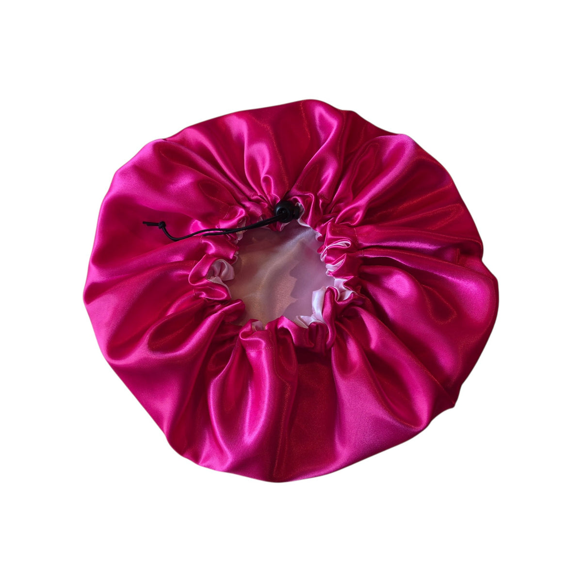 Kids Bonnet fuchsia met licht roze XS