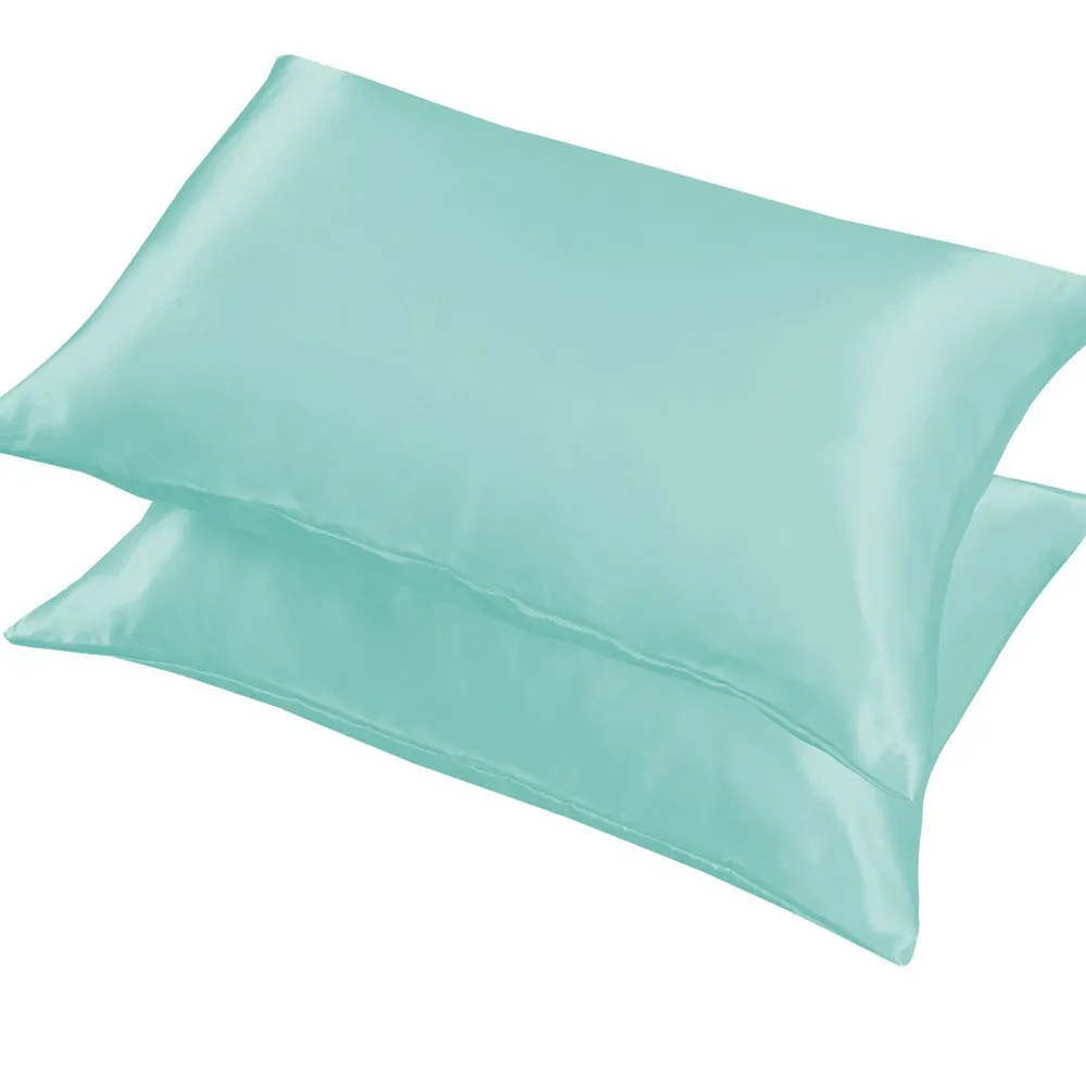 Kussensloop koraal blauw(set van 2 stuks )