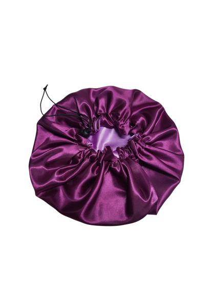 Bonnet cassis met lila