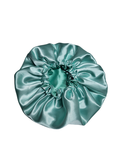 Bonnet mint groen met licht mint groen