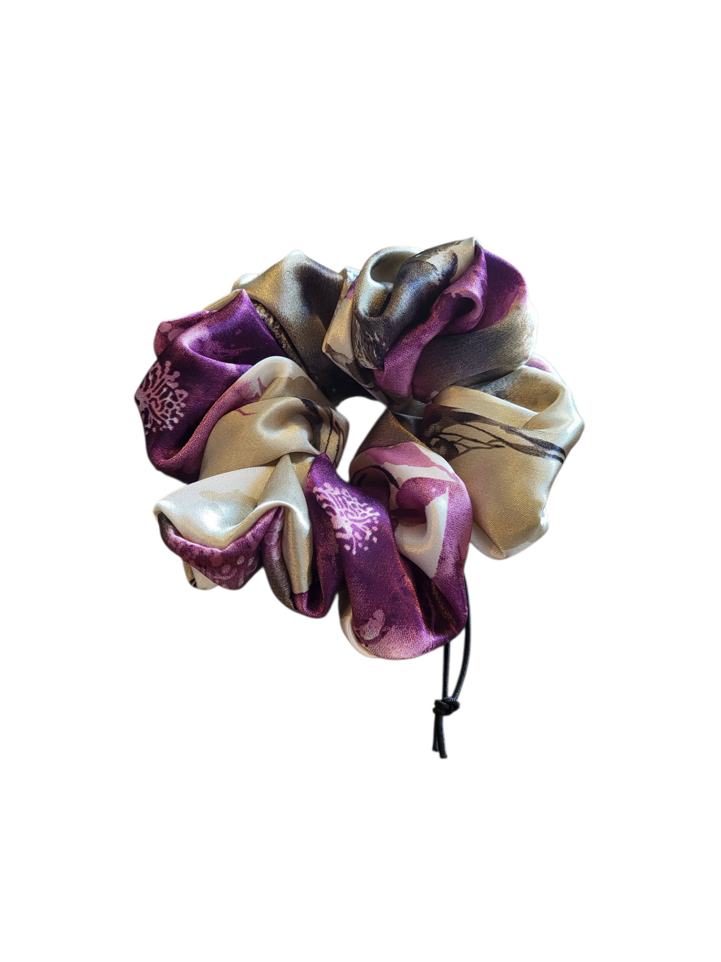 XL Verstelbare Scrunchy vintage bloemen